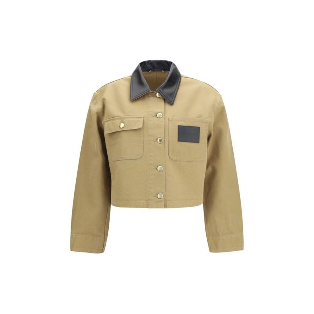 Balenciaga Beige Cotton Full-Length Women's Jacket